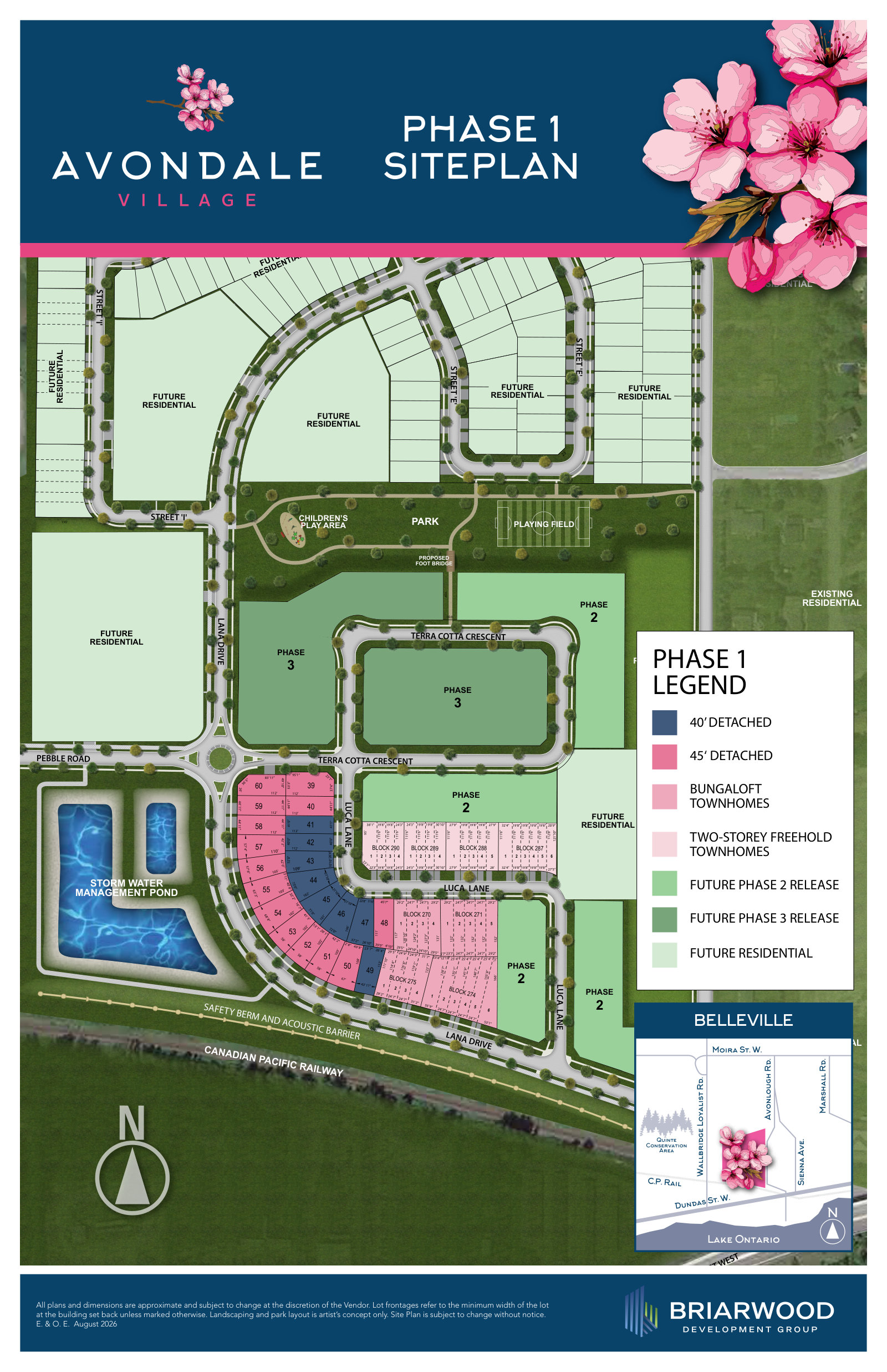 Avondale Village Phase 1 site plan
